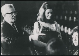 Cca 1960  Vittorio De Sica és  Christine Deroche Forgatási Fotó / Werk Photo 13x18 Cm - Other & Unclassified