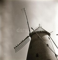 Cca 1977 Kecskeméti Szélmalom, 6 Db Szabadon Felhasználható Vintage Negatív, 6x6 Cm / Windmills, Kecskemét, Hungary, 6 P - Sonstige & Ohne Zuordnung