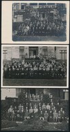 1941-1947 Bírák és ügyészek Találkozója A Manréza Lelkigyakorlatos Házban  3 Db Pecséttel Jelzett Fotólap - Sonstige & Ohne Zuordnung
