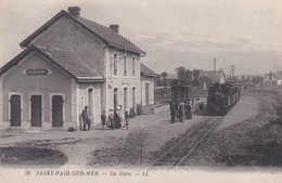 SAINT PAIR SUR MER - LA GARE - TRAIN - 50 - Saint Pair Sur Mer