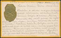 1916 Gergely Endre (1885-1938) Térképész, A 17. Cs. és Kir. Gyalogoshadosztály F?hadnagyának Levelez?lapja és Személyes  - Altri & Non Classificati