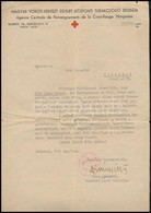 1942 A Vöröskereszt Halotti értesít?je A Kurszki Csatában Elesett Máté János (1915-1942) Honvéd Haláláról - Other & Unclassified