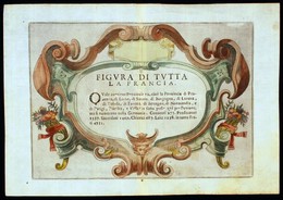 Cca 1646, Ferencesrendi Capucinórium: Carographia Descriptio...,  F?címlap, Gyönyör? Középkori Stílusú Kartus Keretben.  - Autres & Non Classés