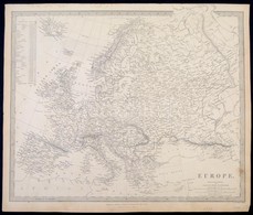 1836 Európa Nagyméret? Rézmetszet? Térképe. / 1836 Map Of Europe Society For Diffusion Of Useful Knowledge . Engraving   - Autres & Non Classés