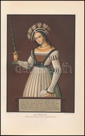 Cca 1900 9 Db Színes Francia, Részben Jeanne D'Arc-ról Szóló Litografált Nyomat, Különböz? Méretben - Unclassified