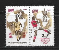 EGYPTE 1983 FOOTBALL  YVERT N°1201/02  NEUF MNH** - Unused Stamps