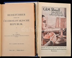 Vegyes Uti Könyvtétel, Magyar Vonatkozásokkal, 2 Db: 

Reiseführer Durch Rumänien. Bucuresti, 1932, Ghidul Romaniei. Fot - Unclassified