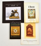 4 Db órákkal Foglalkozó Szakkönyv, Némelyik ázottan / Books About Watches - Zonder Classificatie