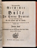 Pragmatische Geschichte Der So Berufenen Bulle In Coena Domini Und Ihren Fürchterlichen Folgen Für Den Staat Und Die Kir - Zonder Classificatie