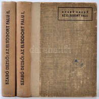 Szabó Dezs?: Az Elsodort Falu. Regény Két Kötetben. Kritikai Kiadás. 1-2. Köt. Bp., 1944, Faust Imre. 314+309 P. Kiadói  - Ohne Zuordnung