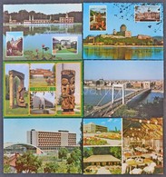 ** * 160 Db MODERN Magyar Városképes Lap / 160 Modern Hungarian Trown-view Postcards - Zonder Classificatie