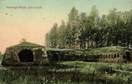 T2/T3 Ada Kaleh, Festungs-Ruine / Várromok / Castle Ruins (EK) - Ohne Zuordnung