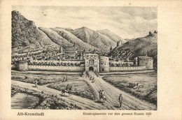 * T2/T3 Brassó, Kronstadt, Brasov; Alt-Kronstadt. Klostergässertor Vor Dem Grossen Brande / Katalin-kapu Az 1689-es Nagy - Zonder Classificatie