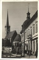T2 Dés, Dej; Református Templom, Hotel Hungaria Szálloda / Calvinist Church, Hotel - Unclassified