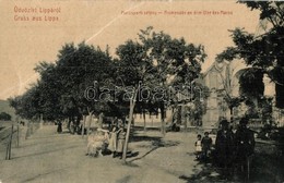 T3 Lippa, Lipova; Maros Parti Sétány, Gyerekek. W. L. 3067. Kiadja Zeitler Lajos / Mures Riverside, Children (fa) - Unclassified
