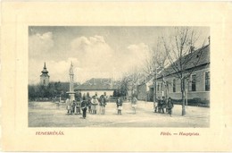 ** T3/T4 Temesrékas, Rékás, Recas; F? Tér.  W. L. Bp. 433.  / Main Square (fa) - Unclassified