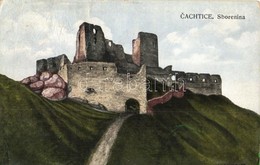 * T3 Csejte, Cachtice; Hrad Báthorovcov / Báthory Vár, Kastély Rom. Adolf Horovitz Kiadása / Castle Ruins (Rb) - Non Classificati