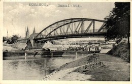 T2 Komárom, Komárno; Dunai Híd, Uszály / Bridge, Barge - Unclassified
