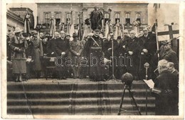 * T3 1938 Komárom, Komárno; Bevonulás, Horthy Miklós, Purgly Magdolna, Imrédy Béla, Teleki Pál / Entry Of The Hungarian  - Unclassified