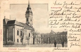 T2 Losonc, Lucenec; Kubinyi Tér, Templom. Redlinger Kiadása / Square, Church - Unclassified