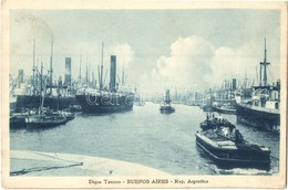 * T2 Buenos Aires, Dique Tercero / Port, Steamships - Ohne Zuordnung