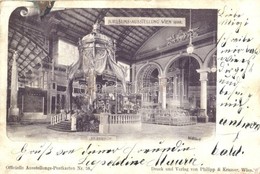 T3 1898 Vienna Wien; Jubiläums-Ausstellung, Silberhof, Interior. Philipp & Kramer Officielle Ausstellungs-Postkarte Nr.  - Zonder Classificatie