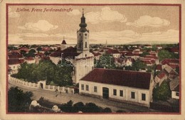 T2/T3 Bjelina, Bijeljina; Ferdinandstraße / Street View, Church +  K.u.K. Militartelegraphenstation Bijeljina (EK) - Unclassified