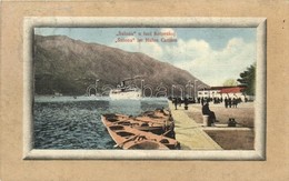 T4 Kotor, Cattaro; Salona Im Hafen / Port, Steamship (r) - Ohne Zuordnung