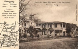 * T2/T3 Asunción, Hotel Del Lago, San Bernardino, Map. Photografo Grüter (EK) - Non Classificati