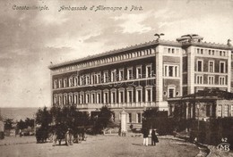 ** T1 Constantinople, Istanbul; Ambassade D'Allemagne A Pera / Beyoglu, Embassy Of Germany - Non Classés