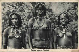 ** T2/T3 Costumi Africa Orientali / African Folklore, Nude Women (EK) - Unclassified