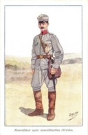 ** T2 Honvédtüzér Nyári Menetöltözetben 1914-ben. Honvédség Története 1868-1918 / Hungarian Military Officer S: Garay - Non Classificati