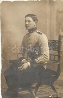 * 1909 Osztrák-magyar Katona / Austro-Hungarian K.u.K. Soldier. Photo (vágott / Cut) - Non Classificati