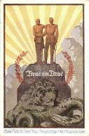 ** T2/T3 Treue Um Treue. Offizielle Karte Für Rotes Kreuz Kriegsfürsorge-Amt. Kriegshilfs-Büro Nr. 48-d / Viribus Unitis - Non Classés