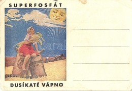 * T3 Superfosfát. Dusíkaté Vápno / Czech Fertilizer Advertisement Card (EB) - Zonder Classificatie