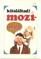 ** T2/T3 Kitaláltad! Mozijegy / Hungarian Cinema Advertisement, Cinema Ticket - Modern (EK) - Non Classés