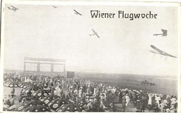 ** T2/T3 Wiener Flugwoche / Repül? Hét Bécsben / Aviation Week In Vienna, Airplanes, Crowd. B. K. W. I. 10. (EK) - Zonder Classificatie