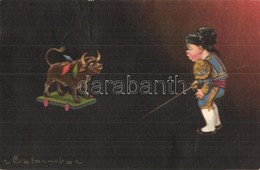 ** * 4 Db RÉGI Bikaviadal Motívumlap / 4 Pre-1945 Bullfight Motive Postcards - Unclassified