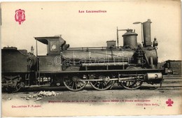 ** T1 Les Locomotives, Machine Mixte De La Cie De L'Etat, Serie 3000, 6 Roues Aecouplées / French Locomotive - Zonder Classificatie