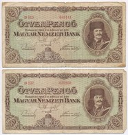 1945. 50P (4x) T:III,III- - Ohne Zuordnung