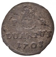 1703K-B Duarius 'I. Lipót' Körmöcbánya (0,53g) T:2,2-  
Hungary 1703K-B Duarius 'Leopold' Kremnitz (0,53g) C:XF,VF
Huszá - Ohne Zuordnung