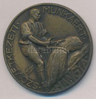 Berán Lajos (1882-1943) ~1930. 'Szövetkezeti Munkáért - Hangya / Isten-Haza-Család-Munka' Br Emlékérem (40mm) T:2 - Non Classificati