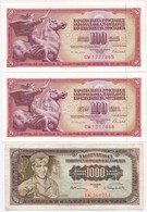 Jugoszlávia 1955-1993. 100D-50.000.000.000D (5x) Közte Egy Sorszámkövet? Pár T:I--III
Yugoslavia 1955-1993. 100 Dinara - - Non Classificati