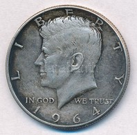 Amerikai Egyesült Államok 1964. 1/2$ Ag 'Kennedy' T:2 USA 1964. 1/2 Dollar Ag 'Kennedy' C:XF 
Krause KM#202 - Zonder Classificatie