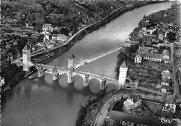 46-CAHORS- VUE AERIENNE DU PONT VALENTRE - Cahors