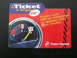 2 Tickets Prépayés De 100 Francs Et 7,5 Euros - FT