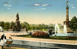 003497 Berlin - Königsplatz Mit Bismarckdenkmal Und Siegessäule - Tiergarten