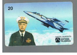 BRASILE ( BRAZIL) - TELEBRAS   -   1996 E. GOMES, PLANE  - USED - RIF.10536 - Avions