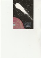 CARTE COMETE DE HALLEY- HTE PROVENCE- CREATION DE PETER WEST -TIRAGE 500 EXEMPLAIRES -1986 - Astronomy