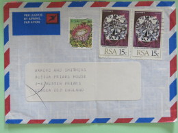 South Africa 1980 Cover To England - Protea Flowers - Diamonds - Covers & Documents
